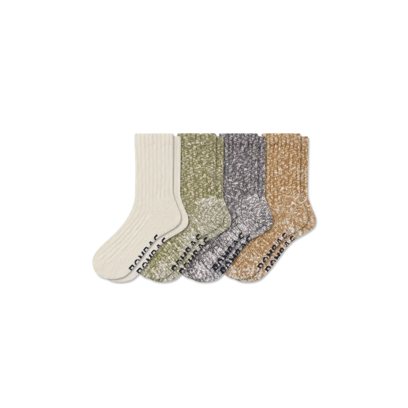 Men's Chunky Ragg Half Calf Sock 4-Pack