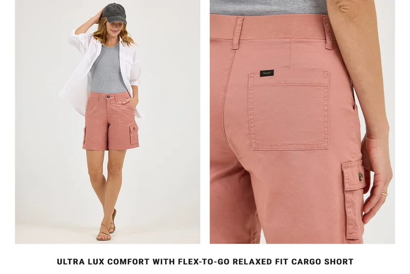 Ultra Lux Comfort with Flex-to-Go Relaxed Fit Cargo Short