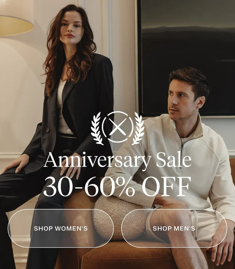 Anniversary Sale 30-60% Off Sitewide