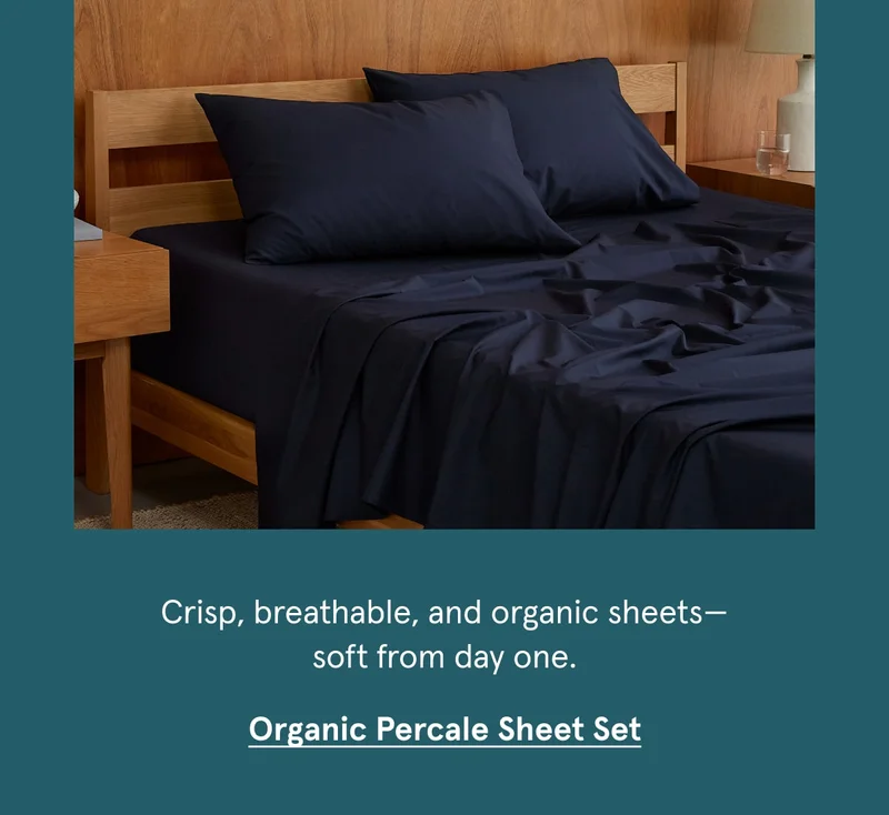 Organic Percale Sheet Set