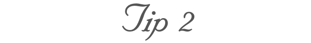 Tip 2