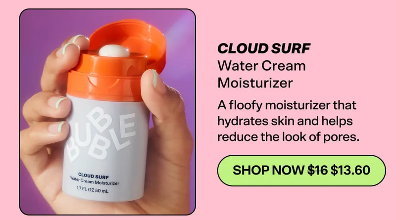 CLOUD SURF Water Cream Moisturizer [SHOP NOW $16 $13.60]