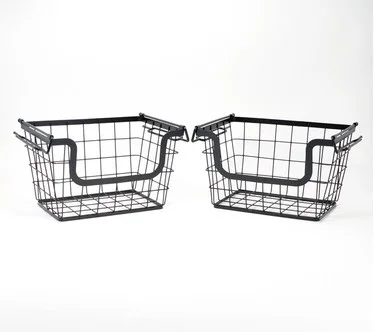 Pop-It Set of 2 Wire Sliding and Stackable Drawers