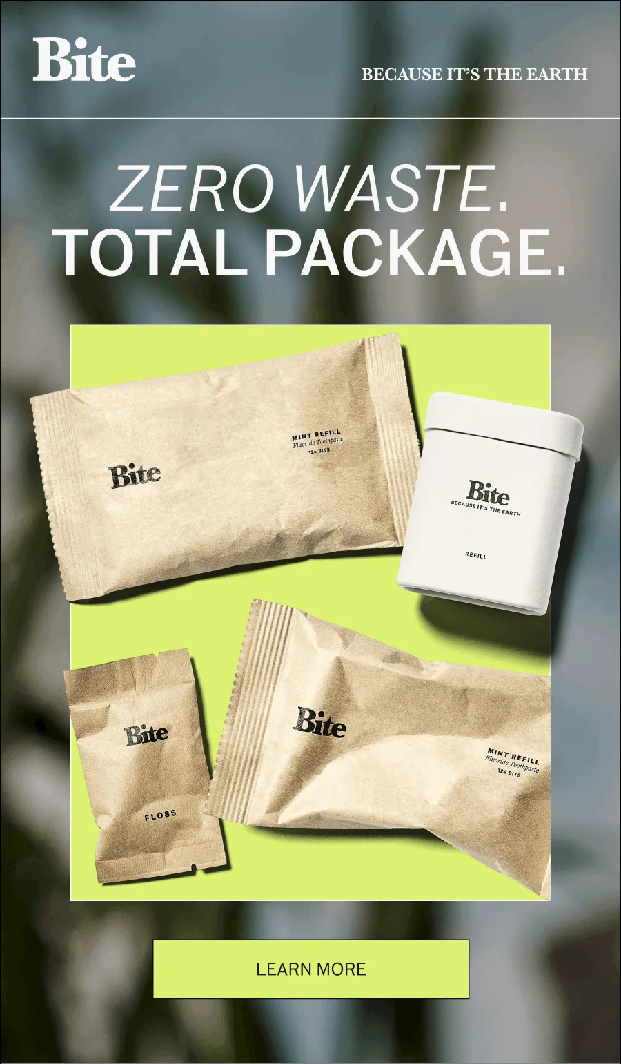 Zero Waste. Total Package.