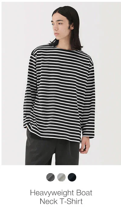 Shop Heavyweight Boat Neck T-Shirt