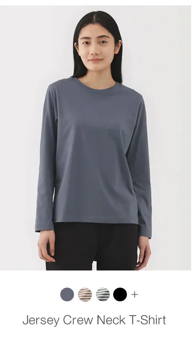 Shop Jersey Crew Neck T-Shirt