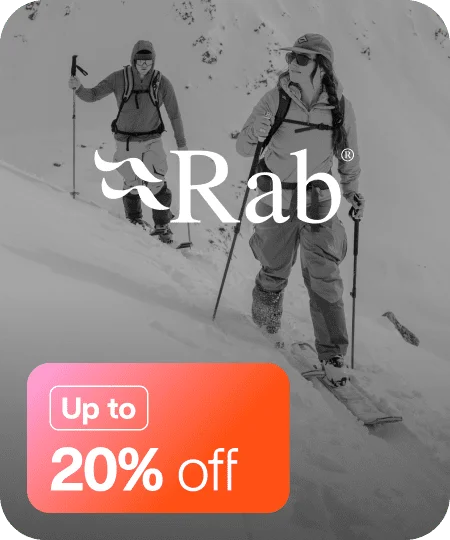 Up to 20% off on Rab