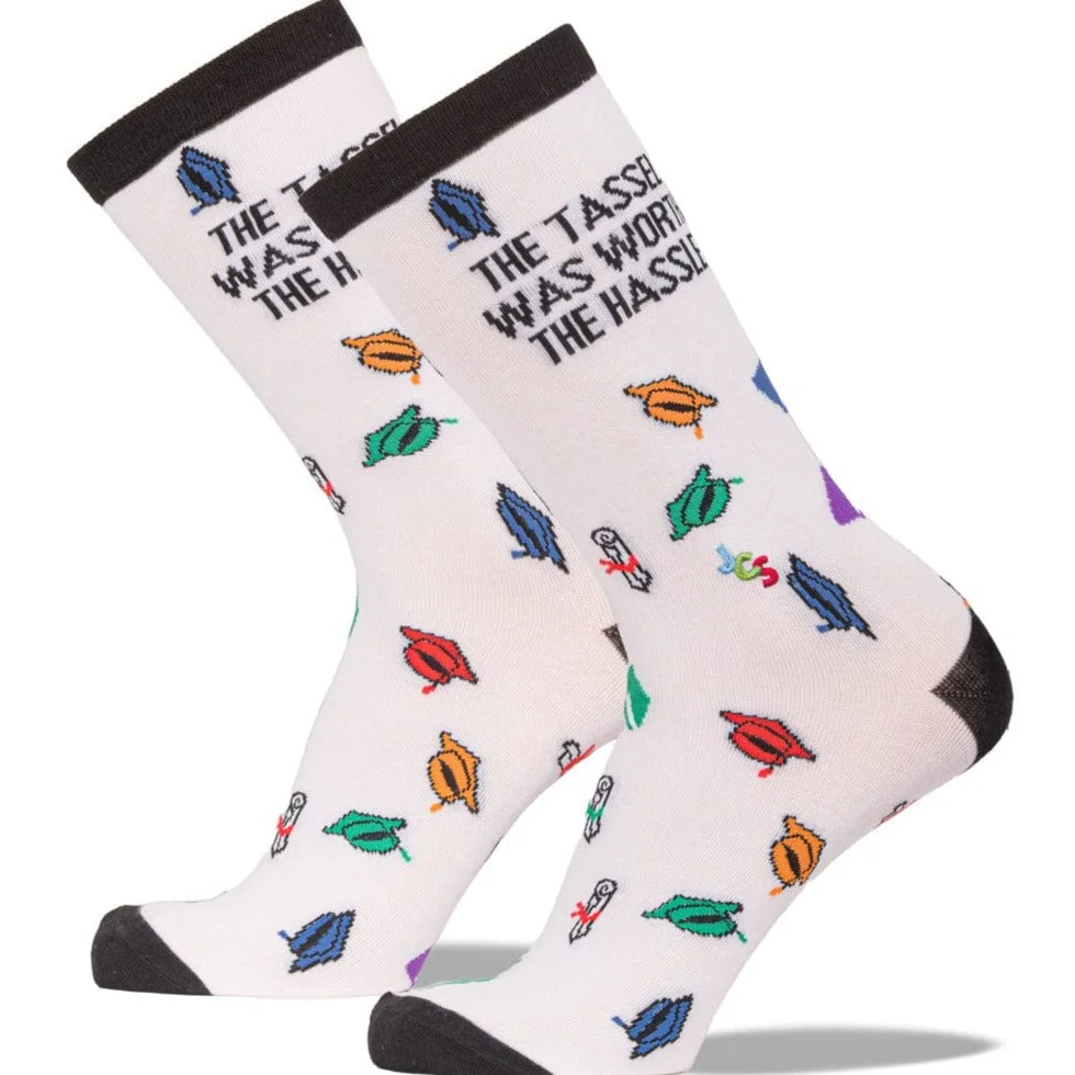 Image of Graduation Socks "The Tassel Was Worth The Hassle"