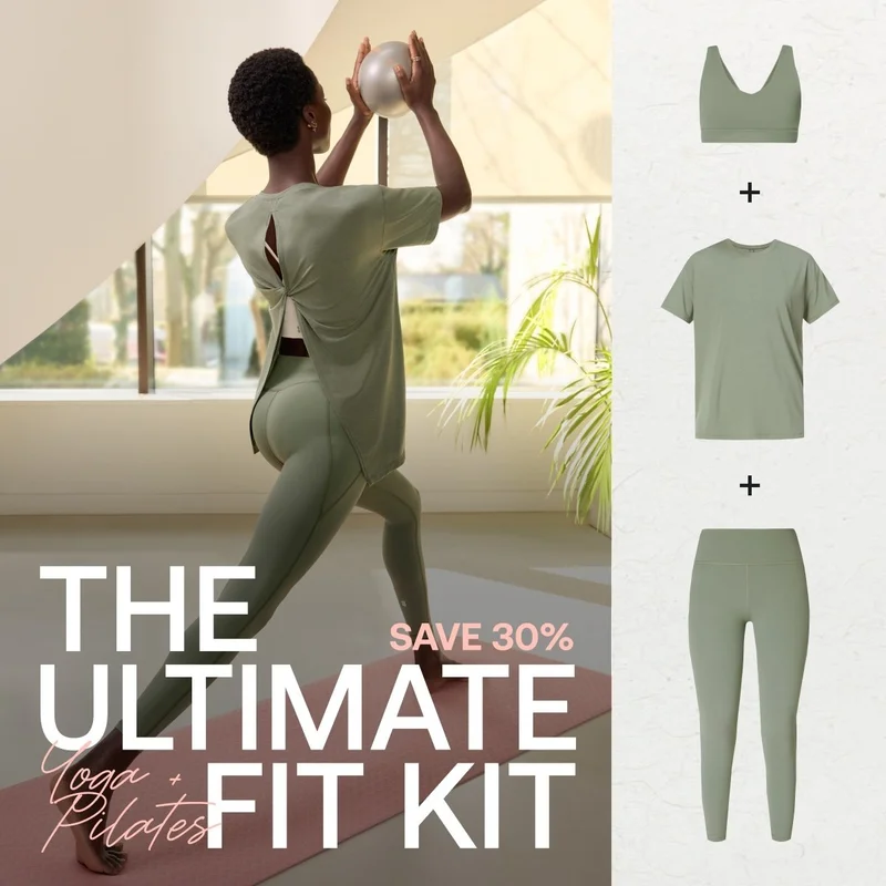 Our ultimate fit kit: buy a legging, bra and top and save 30% off