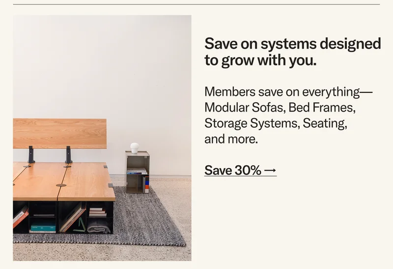 Save 30% on systems designed to grow with you.