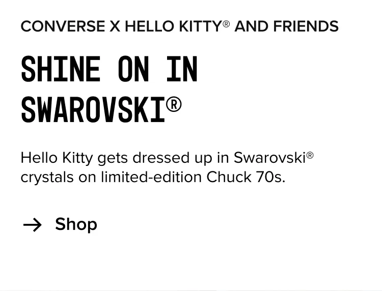 Shop Converse X Hello Kitty And Friends