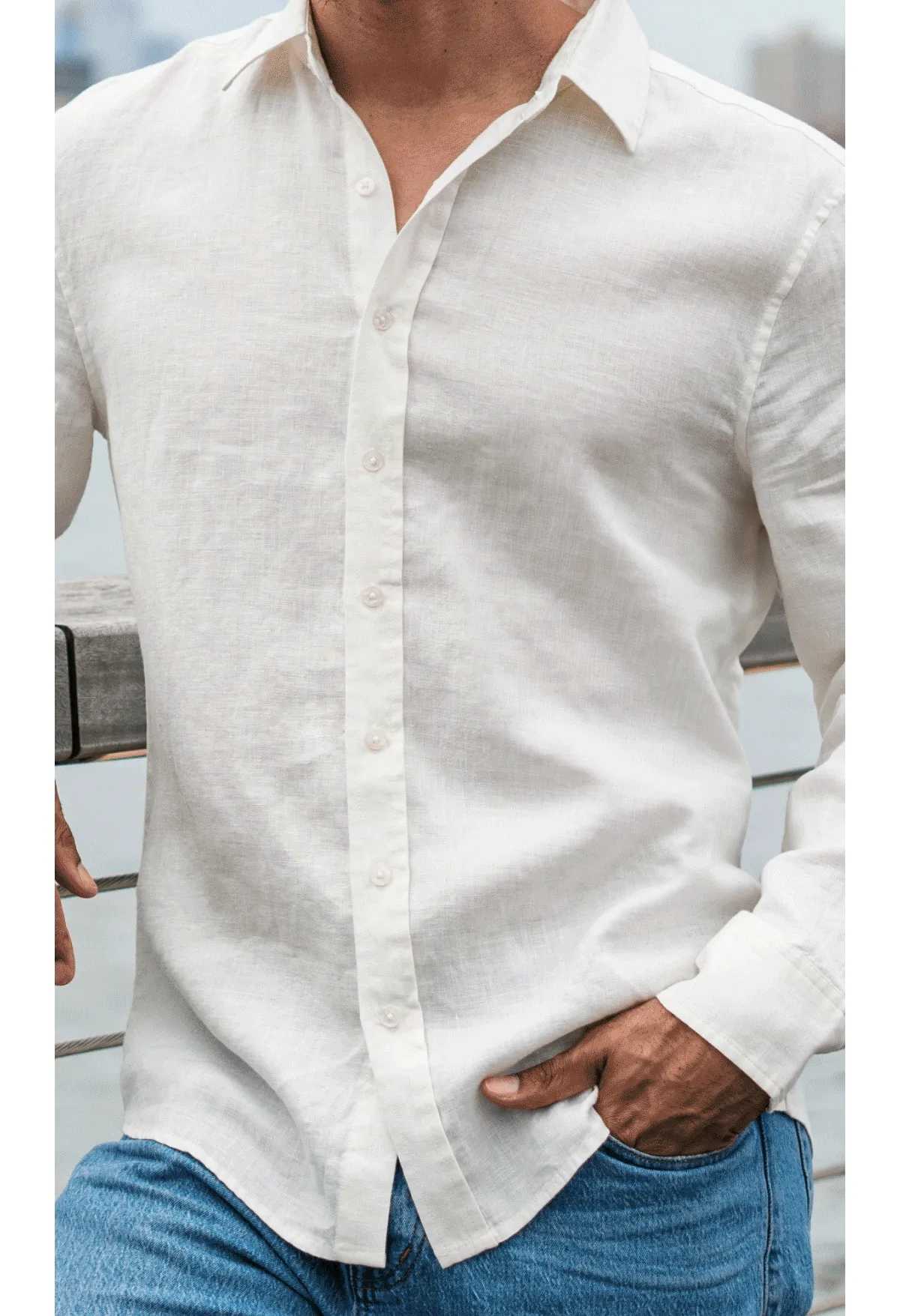 Rotating image of new Linen Shirts.