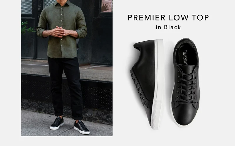 Premier Low Top in Black