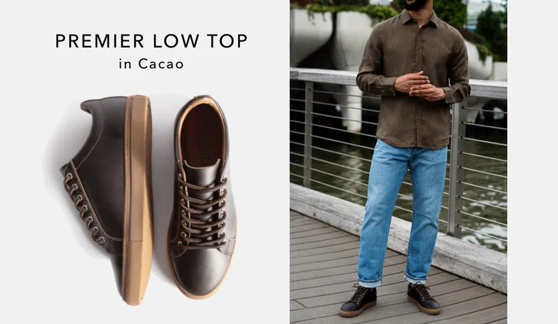 Premier Low Top in Cacao