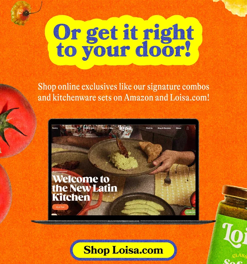 ...or get it right to your door! Shop online exclusives like our signature combos and kitchenware sets on Amazon and Loisa.com!. SHOP ON LOISA.COM