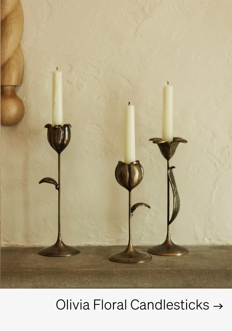 Shop Oliva Floral Candlesticks