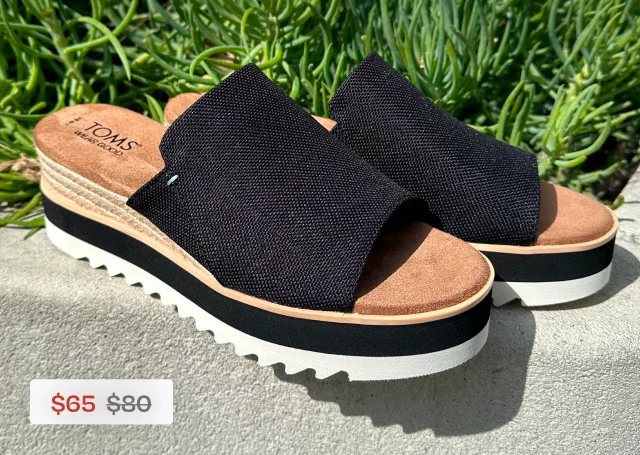 Diana Mule Wedge Sandal