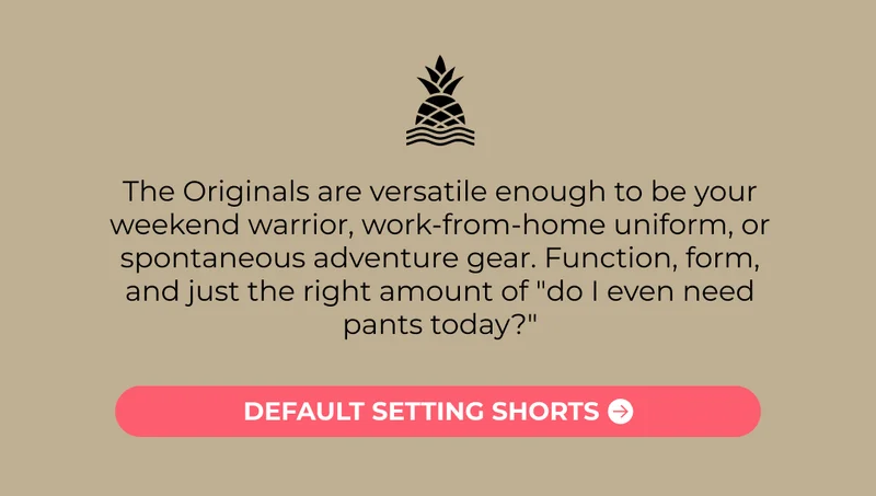YOUR DEFAULT SETTING SHORTS
