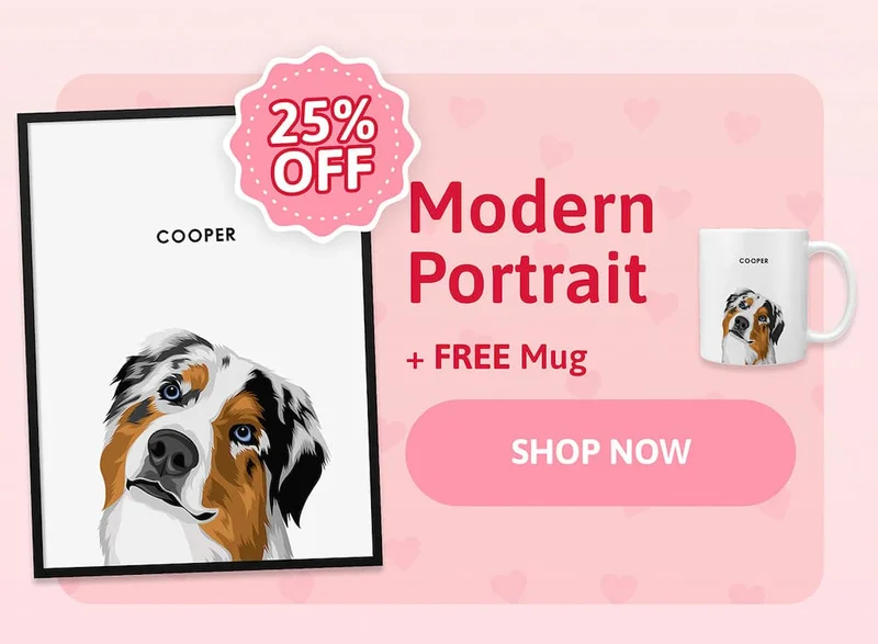 Modern Portrait + FREE Mug