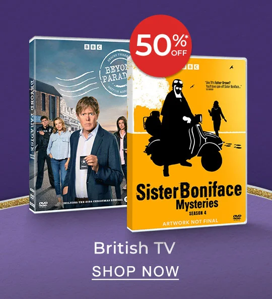 50% Off* British TV | SHOP NOW