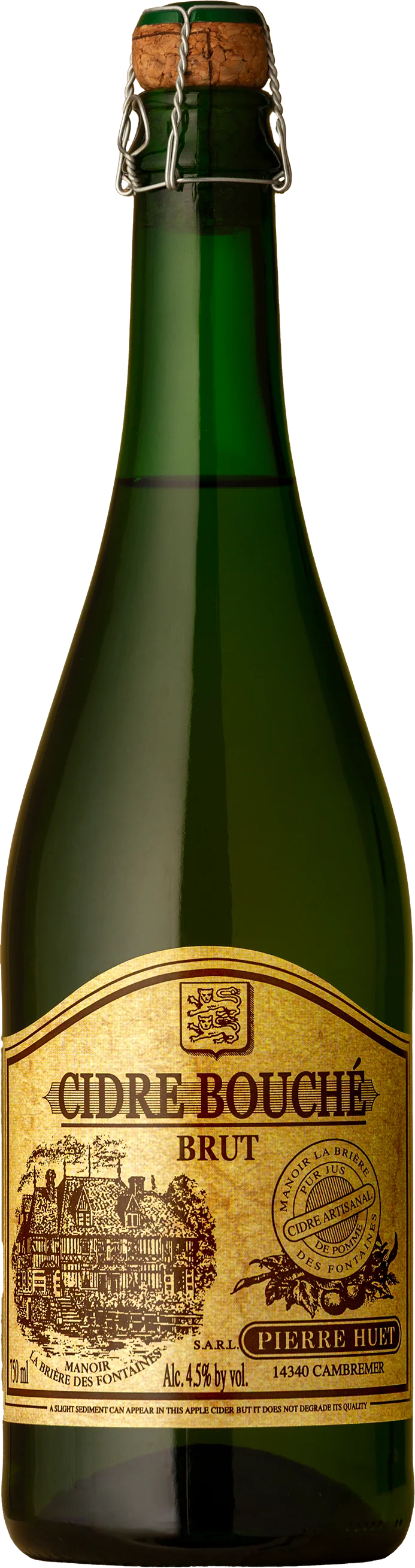 Image of Pierre Huet <BR> Cidre Bouché Brut 750ml
