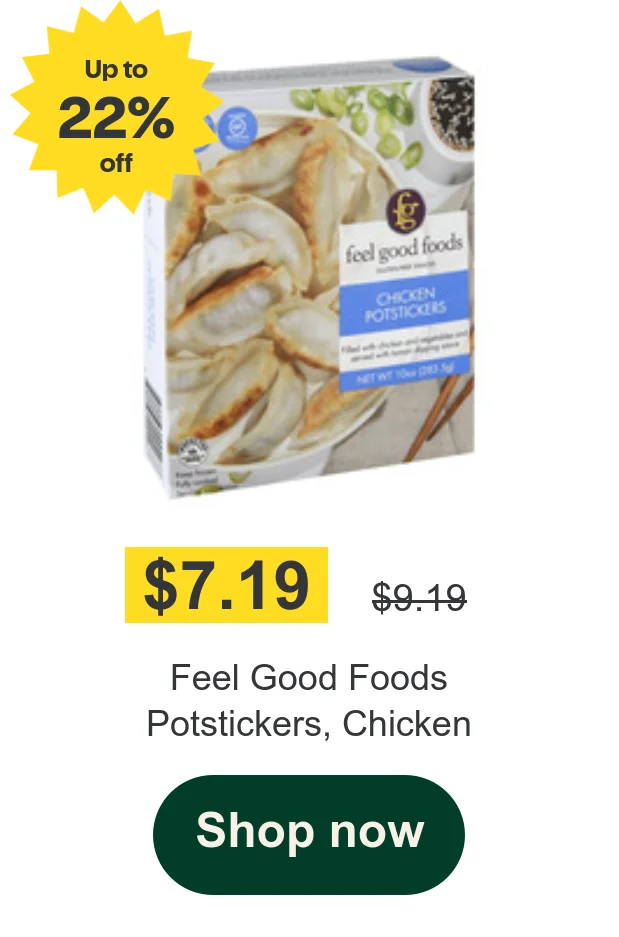 Feel Good Foods Potstickers, Chicken