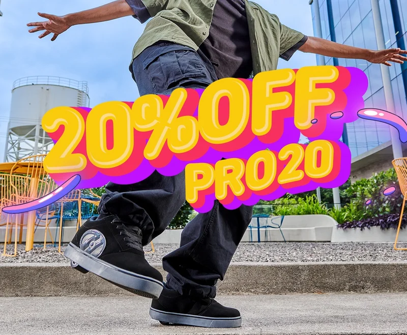 Heelys 20% Off All Pro 20 Styles.