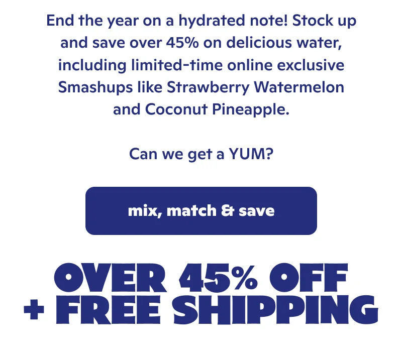 over 45% off + free shipping