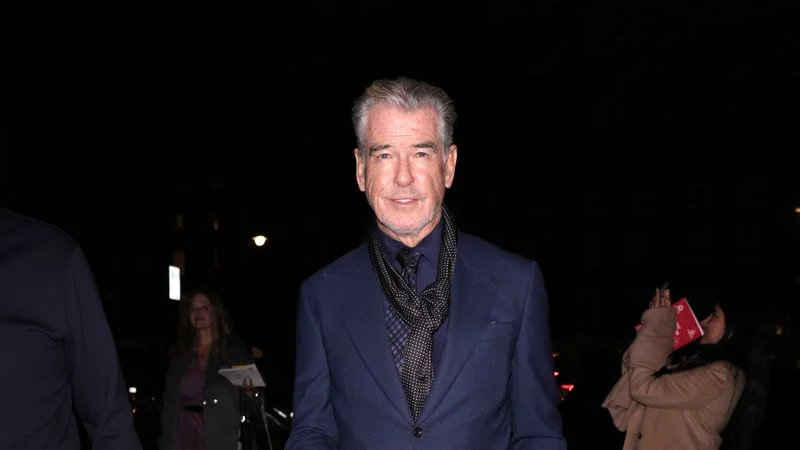 LONDON, ENGLAND - DECEMBER 08: Pierce Brosnan seen attending the King's Trust Carol Concert 2025 at St Paul's Church Knightsbridge on December 08, 2025 in London, England. (Photo by Ricky Vigil M / Justin E Palmer/GC Images)