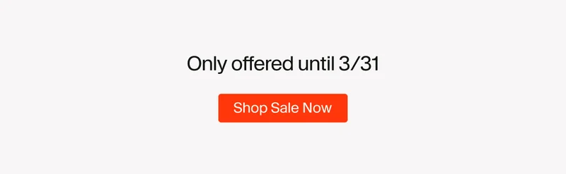 Only offered until 3/31