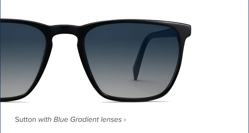Sutton with Blue Gradient lenses