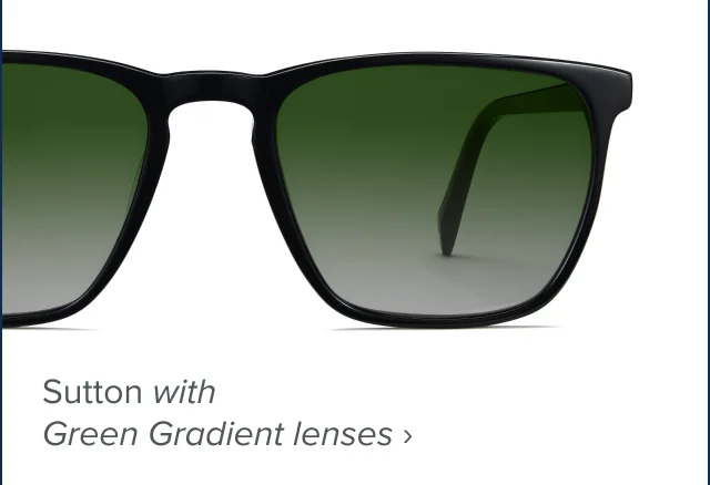 Sutton with Green Gradient lenses