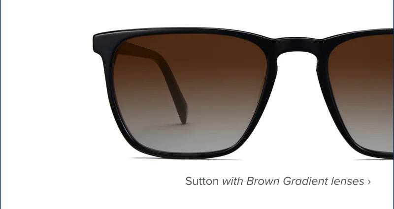 Sutton with Brown Gradient lenses