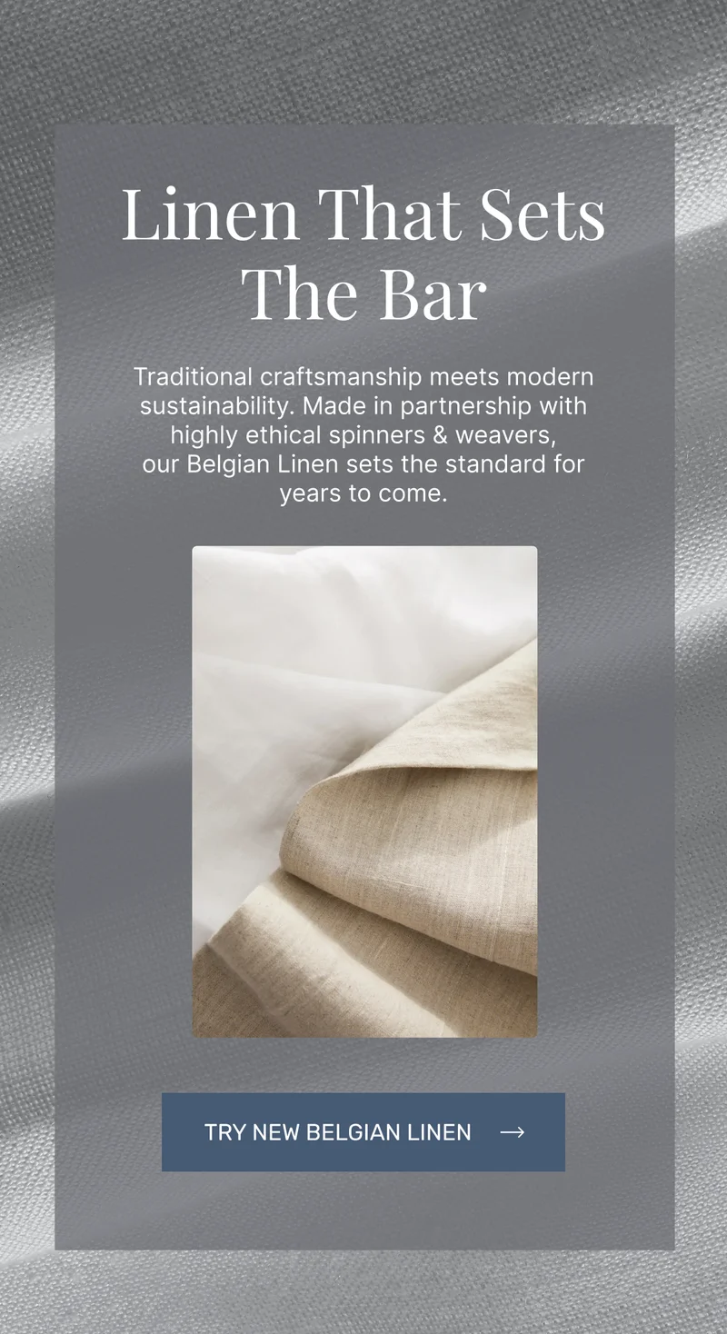 Linen That Sets The Bar