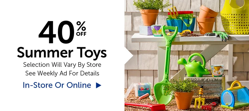 40% Off Summer Toys - Select Categories