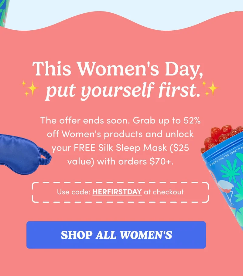 This Women's Day,  ✨ put yourself first.✨