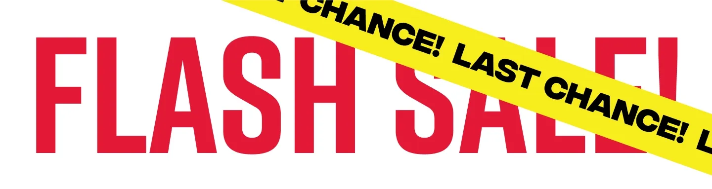 Last chance at this Flash Sale!