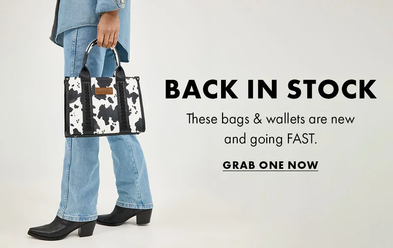 Back In Stock These Bags & Wallets Are New And Going Fast. Grab One Now
