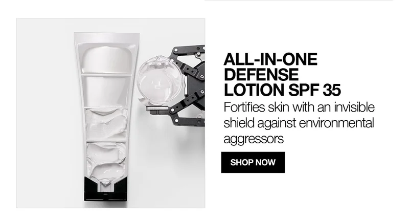 ALL-IN-ONE DEFENSE LOTION SPF 35 | Fortifies skin with an invisible shield against environmental aggressors | SHOP NOW