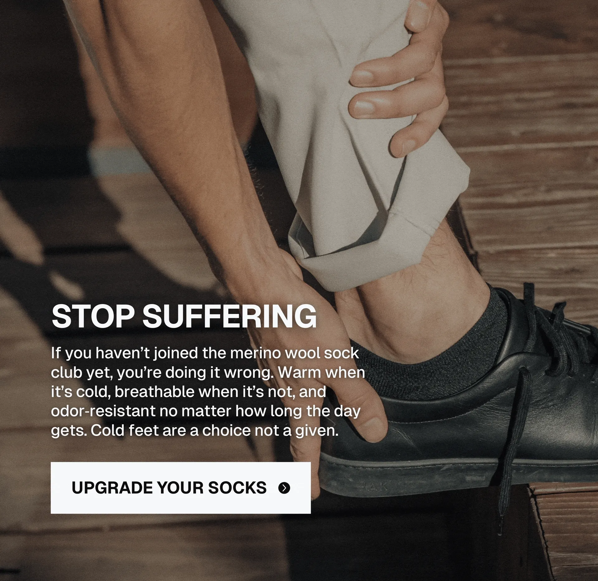 StrongCore Socks:  If you haven’t joined the merino wool sock club yet, you’re doing it wrong. Warm when it’s cold, breathable when it’s not, and odor‑resistant no matter how long the day gets. Cold feet are a choice not a given. [Upgrade Your Socks →]