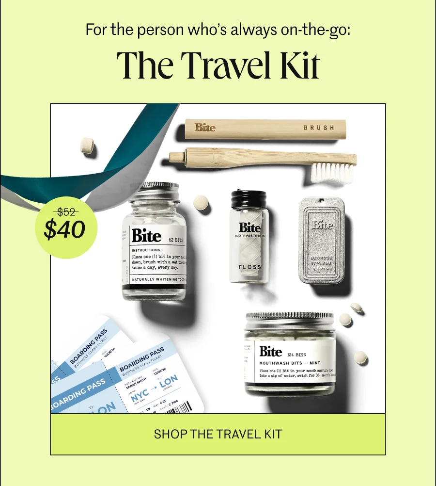 The travel kit