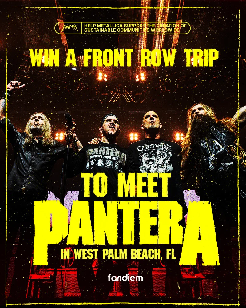 PANTERA SUPPORTS ALL WITHIN MY HANDS WITH FANDIEM