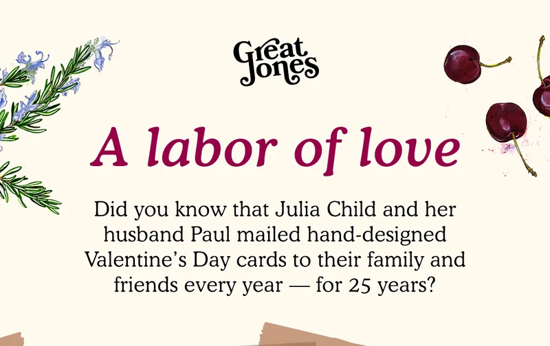 A labor of love, Julia Child's way
