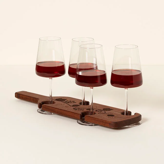 Stemmed Wine Glass Carrying Tray