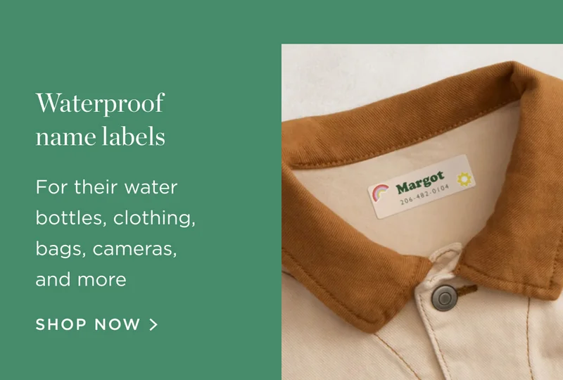 Waterproof Name Labels