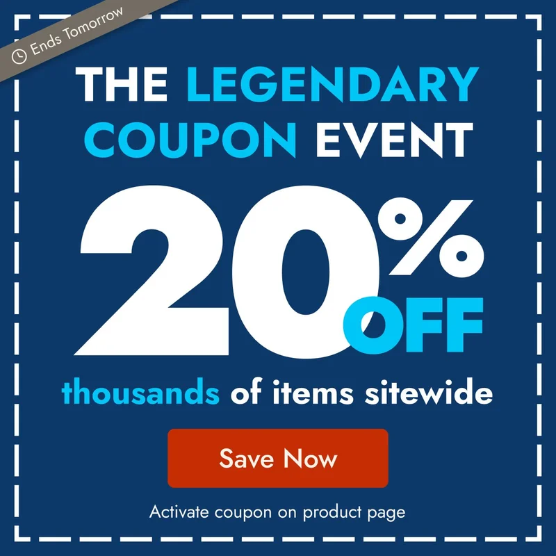 Ends tomorrow: 20% off thousands of items