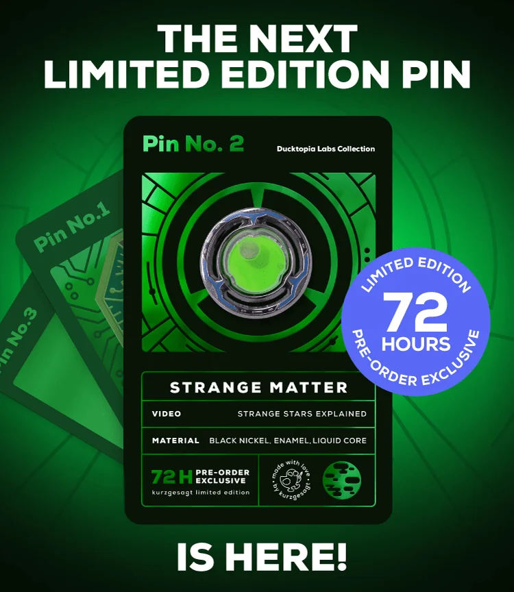 Strange Matter Limited Pin - 72 Hour Announcement