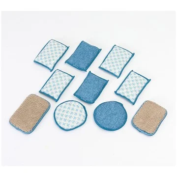CAMPANELLI Microfiber & Diamondfiber Washable 10pc Sponge Set
