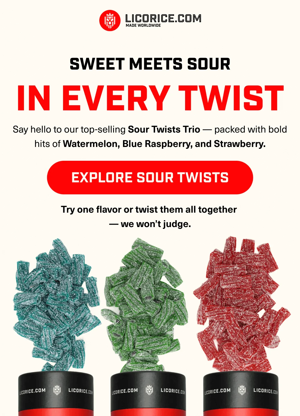 Beset Selling Sour Twists in one bundle!