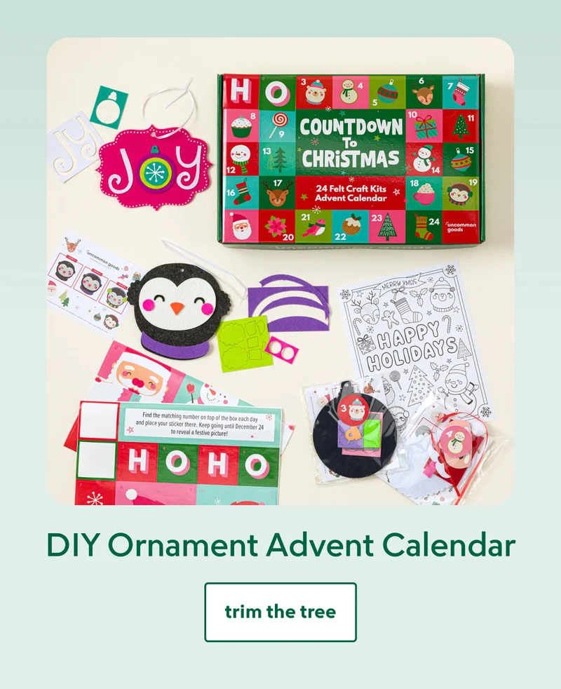 DIY Ornament Advent Calendar